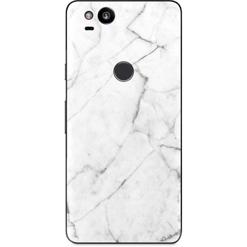 White Marble Google Pixel 2 Skin
